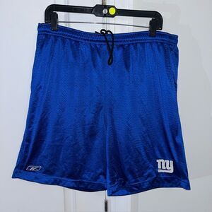 2004 Reebok NFL Team Training New York Giants Football Shorts Jesse Palmer #3 XL